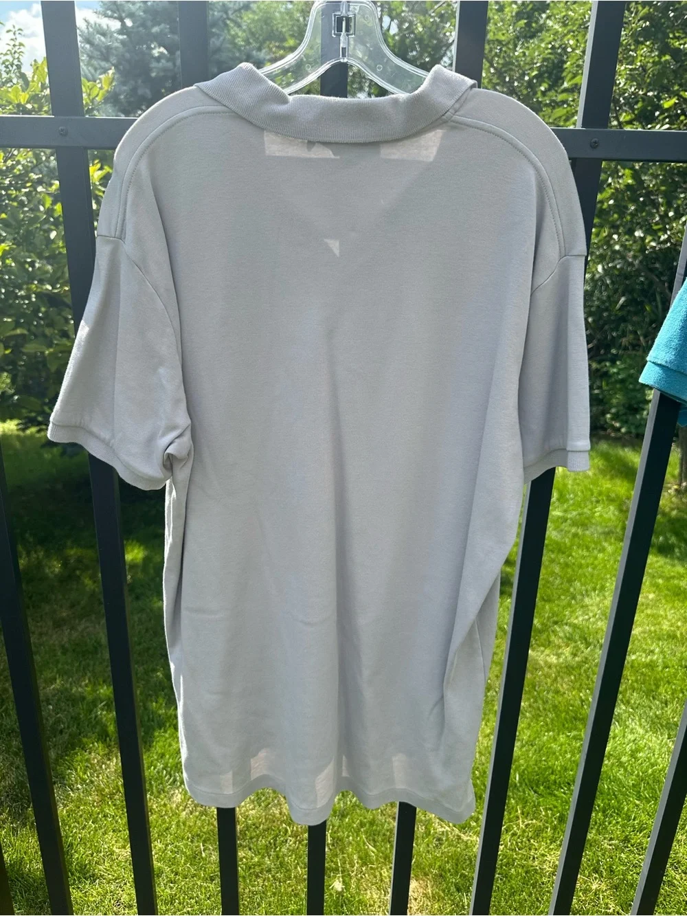 Ralph Lauren Men’s Light Gray Polo with Green Pony